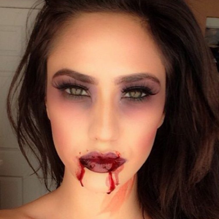 Идеи для жуткого макияжа на Хэллоуин-вампир